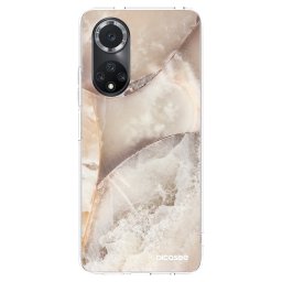 Átlátszó szilikon tok az alábbi mobiltelefonokra Huawei Nova 9 SE - Cream marble