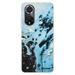 Átlátszó szilikon tok az alábbi mobiltelefonokra Huawei Nova 9 SE - Organic blue
