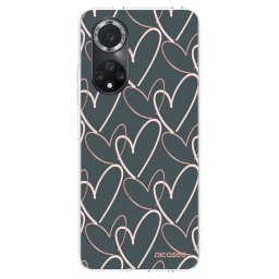 Átlátszó szilikon tok az alábbi mobiltelefonokra Huawei Nova 9 SE - Lots of love