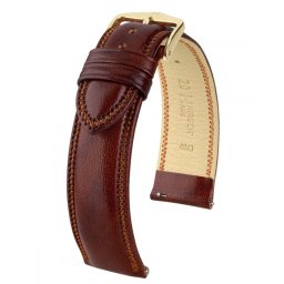 Hirsch Ascot borjúbőr óraszíj, aranybarna 18/16L