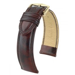 Hirsch Ascot borjúbőr óraszíj, barna 18/16L