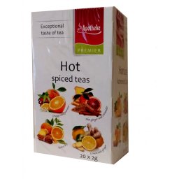 Apotheke - Gyümölcsök és Fűszerek, Vegyes Gyümölcs Tea 4*5 filter- Premier Selection