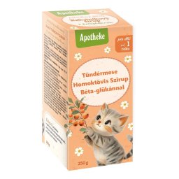 Tündérmese Szirup Homoktövis Béta-glükánnal 250g (korábbi nevén Kisvakond)