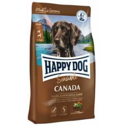 Happy Dog SUPREME CANADA 1 kg Lazac nyúl bárány gluténmentes burgonyával száraz kutyaeledel kutyatáp