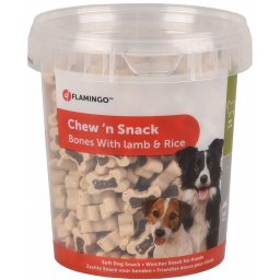 FGO (Flamingo) Snack csont bárány rizs 500g 9 hónapos kortól kutyaeledel jutalomfalat