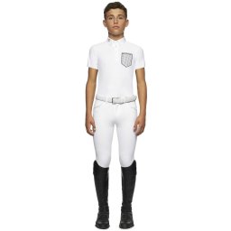 Cavalleria Toscana Gyermek lovas verseny polo nyomtatott zsebbel