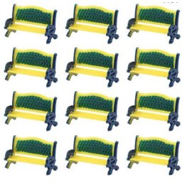 10 Db Kerti Pad H0/1:87 MĂŠret C-type (4224)