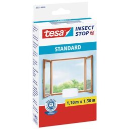 TESA Szúnyogháló, ablakra, tépőzáras, 1,1 x 1,3 m, TESA(R) "Insect Stop", fehér