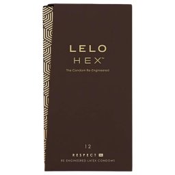 LELO Hex Respect XL - luxus óvszer (12 db)