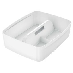 LEITZ Rendszerező tálca, fogantyúval, nagy, LEITZ "MyBox", fehér