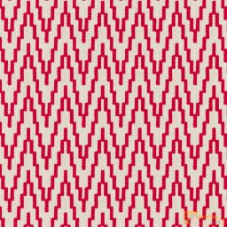 (11 szín) Kültéri textil OUT Running - Fehér alapon gránátalma absztrakt minta - 08