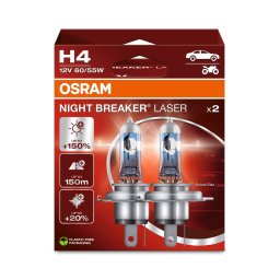 H4 OSRAM Night Breaker LASER autó izzó 12V 60/55W