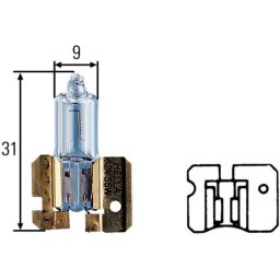 H2 izzó 12V 100W Tungsram