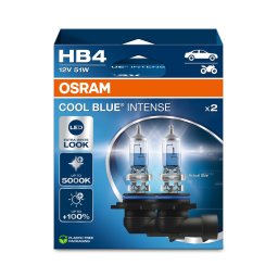 HB4 12V 51W 5000 K Osram +100% cool blue intense
