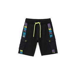 Original Marines Sport rövidnadrág DCP2155B Fekete Regular Fit