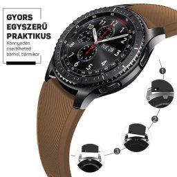 Szilikon óraszíj – okosóra pótszíj 20/22mm