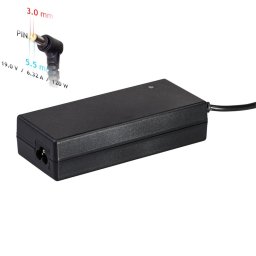 SAMSUNG Laptop tápegység 19V / 6.32A 120W 5.5 x 3.0 mm 1.2m adapter PN: AK-ND-56