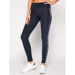 Tommy Hilfiger Leggings UW0UW00563 Sötétkék Slim Fit