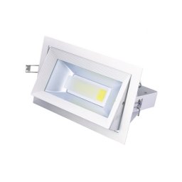 LED panel , mélysugárzó , 30 W , süllyesztett , négyszög , természetes fehér
