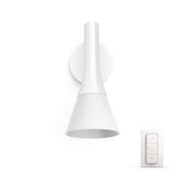 Led lámpatest , Philips Hue , Explore , fali , (1 x 6W E14 + DIM Switch fényerőszabályozó) , CCT , dimmelhető , fehér