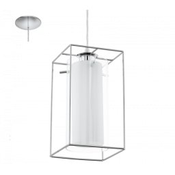 LED lámpa függeszték , mennyezeti , E27 , króm , EGLO , LONCINO , 94377