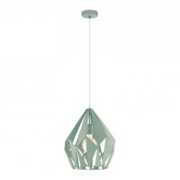 LED lámpa függeszték , mennyezeti , E27 , pasztell világoszöld , EGLO , CARLTON-P , 49026