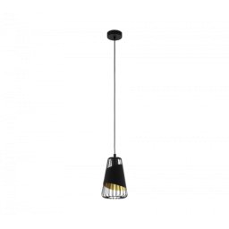 LED lámpa függeszték , mennyezeti , E27 , acél , fekete , EGLO , AUSTELL , 49447