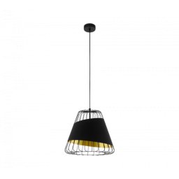 LED lámpa függeszték , mennyezeti , E27 , acél , fekete , EGLO , AUSTELL , 49446
