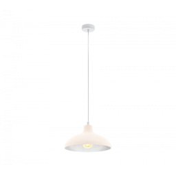 LED lámpa függeszték , mennyezeti , E27 , acél , terrakotta , bézs , EGLO , BARROWBY , 49485
