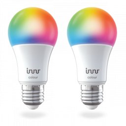 LED lámpa , égő , INNR , 2 x E27 , 2 x 9.5 Watt , RGB , CCT , dimmelhető , Philips Hue kompatibilis