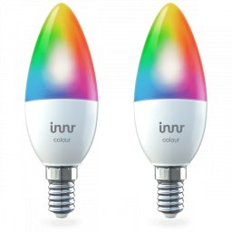 LED lámpa , égő , INNR , 2 x E14 , 2 x 5.3 Watt , RGB , CCT , dimmelhető , Philips Hue kompatibilis