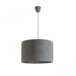 LED lámpa , függeszték , mennyezeti , E27 , kötött , szürke , RENDL , AINO , R13275