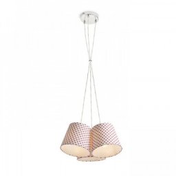 LED lámpa , függeszték , mennyezeti , 3 x E14 , textil , RENDL , NANCY , R13345