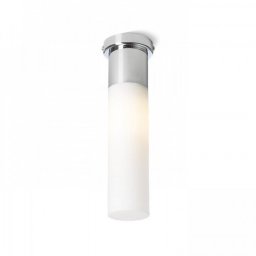 LED lámpa , mennyezeti , E27 , opál üveg , króm , IP44 , RENDL , EIGHT , R10492