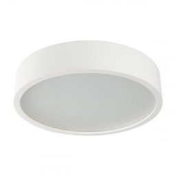 LED lámpatest , mennyezeti , 2 x E27 , kerek , fa , üveg , matt fehér , JASMIN