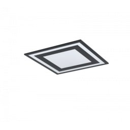 LED panel , 24W , falon kívüli , 45 cm , négyzet , természetes fehér , fekete keret , EGLO , SAVATARILA , 99038