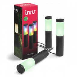 LED lámpatest , kültéri , INNR , állólámpa, leszúrható , 3 x 4.5 Watt , RGB , CCT , dimmelhető , Philips Hue kompatibilis , IP65