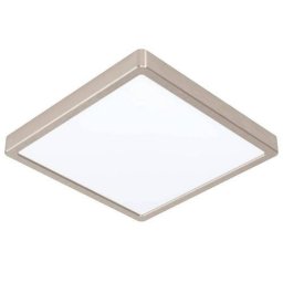 LED panel , 20W , falon kívüli , négyzet , természetes fehér , nikkel keret , EGLO , FUEVA 5 , 99254