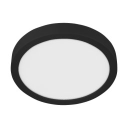 LED panel , 20.5W , falon kívüli , kerek , természetes fehér , fekete keret , IP44 , EGLO , FUEVA 5 , 30761