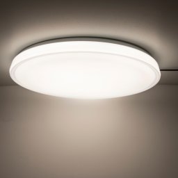 LED lámpatest , mennyezeti , kerek , 34 cm , 16W , CCT , dimmelhető , fehér , LUTEC CONNECT , VIRTUO