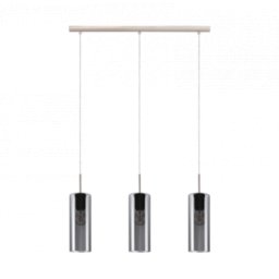 LED lámpa , függeszték , mennyezeti , 3 x E27 foglalat , fekete , EGLO , SELVINO , 98695