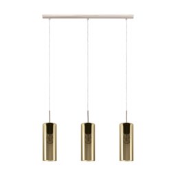 LED lámpa , függeszték , mennyezeti , 3 x E27 foglalat , arany , EGLO , SELVINO , 98697