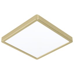 LED panel , 20.5W , falon kívüli , négyzet , meleg fehér , réz keret , EGLO , FUEVA 5 , 900184