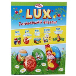 Lux tojásdíszítő szett húsvétra, 34 db-os
