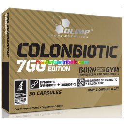 Colonbiotic 7gg Sport Edition, 30 db kapszula, probiotikum, prebiotikom, szinbiotikum bélflóra egyensúly - Olimp Sport