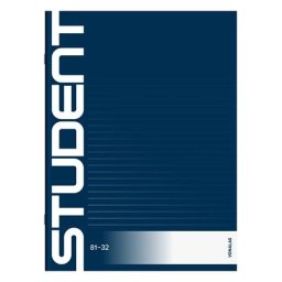 ICO Füzet, tűzött, A4, vonalas, 32 lap, ICO "Student", "81-32"