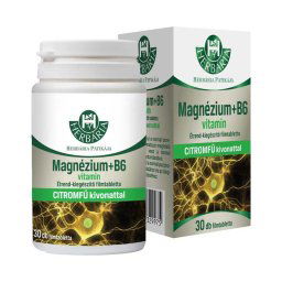 Herbária Magnézium + B6-vitamin filmtabletta citromfű kivonattal 30x