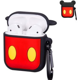AirPods tok, rajzfilm figurás - Fekete Mickey egér
