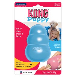 KONG Puppy L 10,1 cm kék vagy rózsa kutyajáték rágójáték