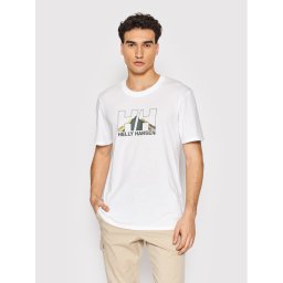Helly Hansen Póló Nord Graphic 62978 Fehér Regular Fit